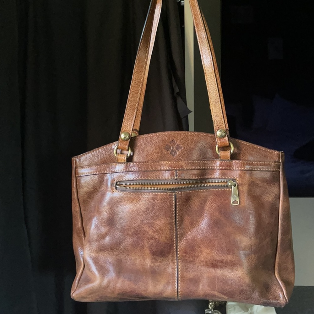 Patricia Nash Leather shoulder bag”!